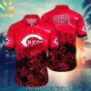 Cincinnati Reds MLB Flower For Fan Full Printing Hawaiian Shirt and Shorts