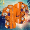 Clemson Tigers NCAA Hibiscus Tropical Flower All Over Print Hawaiian Shirt and Shorts
