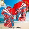 Delaware Blue Hens NCAA Hibiscus Tropical Flower Hot Version All Over Printed Hawaiian Shirt and Shorts