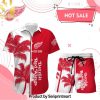 Detroit Mercy Titans NCAA Hibiscus Tropical Flower New Fashion Full Printed Hawaiian Shirt and Shorts