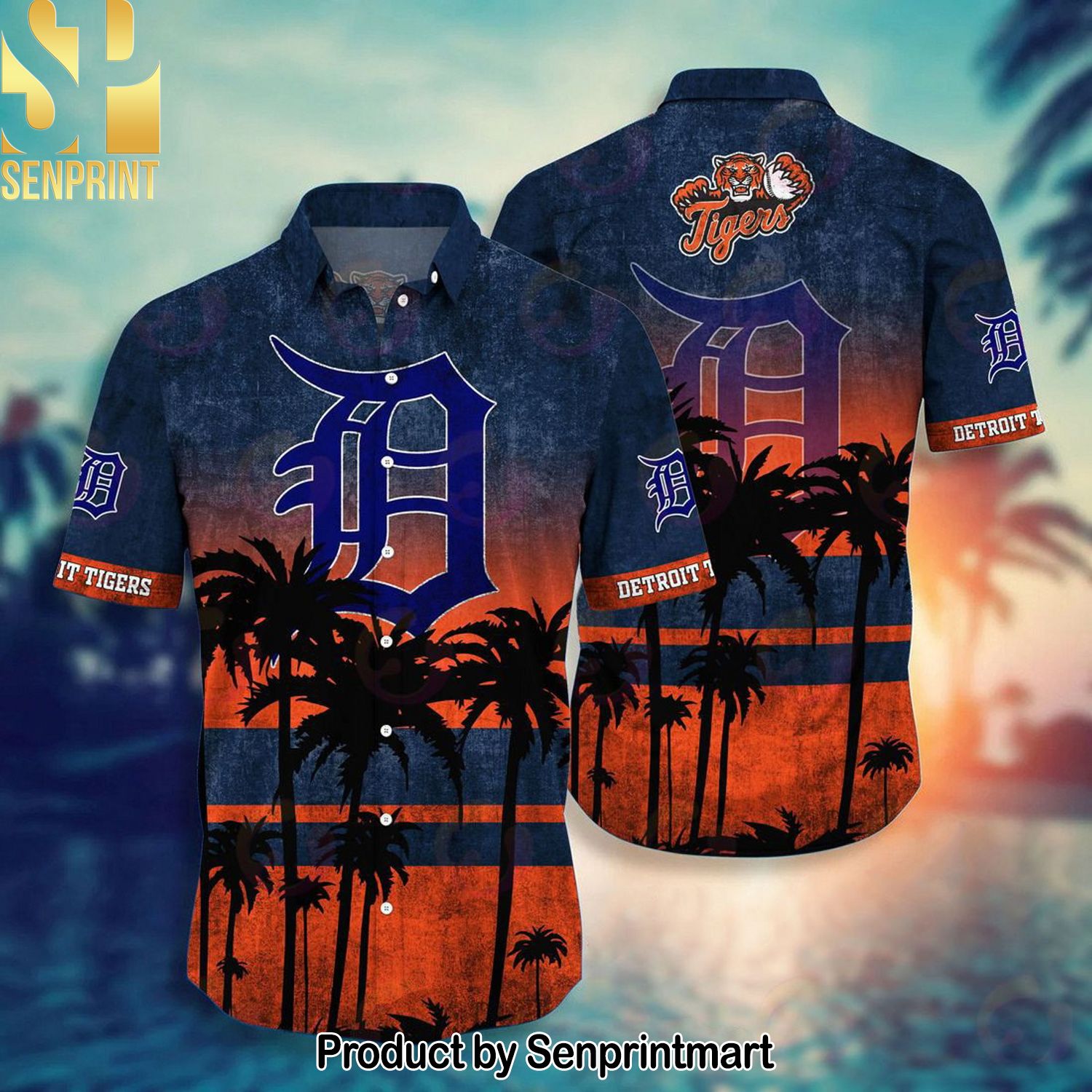 Detroit Tigers MLB All Over Printed Hawaiian Shirt and Shorts