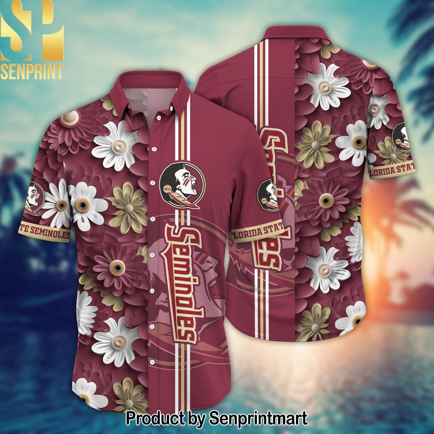 Florida State Seminoles NCAA Flower New Outfit Hawaiian Shirt and Shorts