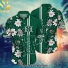 Hawaii Rainbow Warriors NCAA Hibiscus Tropical Flower Classic Full Printed Hawaiian Shirt and Shorts
