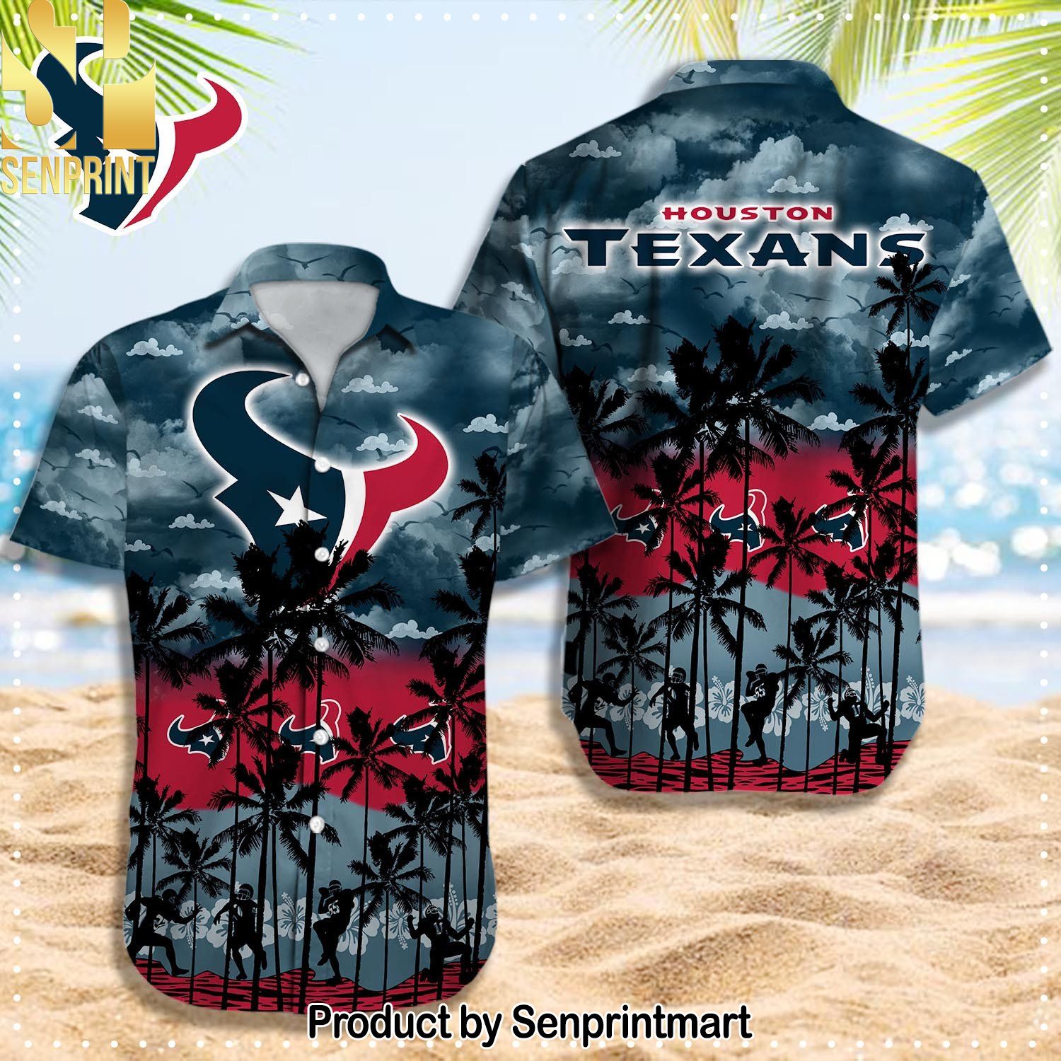 Houston Texans NFL Full Printing Classic Hawaiian Shirt and Shorts