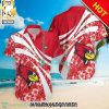 Illinois-Chicago Flames NCAA Hibiscus Tropical Flower All Over Print Classic Hawaiian Shirt and Shorts