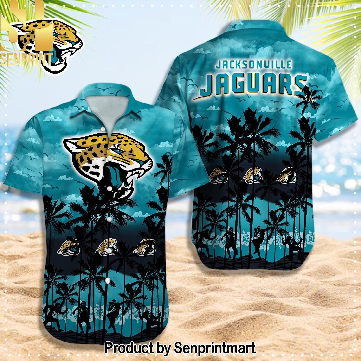 Jacksonville Jaguars NFL New Type Hawaiian Shirt and Shorts