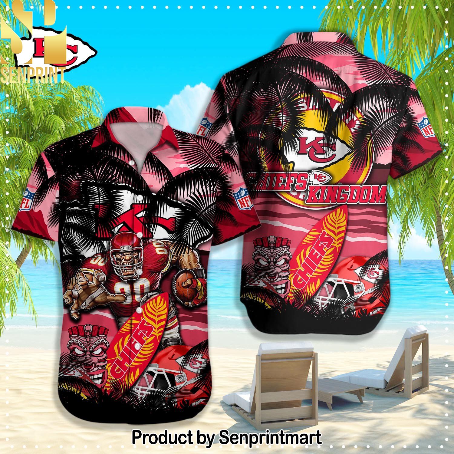 Kansas City Chiefs NFL Best Combo Full Printing Hawaiian Shirt and Shorts