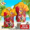 Kansas City Chiefs NFL Coconut Summer Gift For Fan 3D Hawaiian Shirt and Shorts