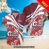 Liberty Flames NCAA Hibiscus Tropical Flower All Over Print Unisex Hawaiian Shirt and Shorts