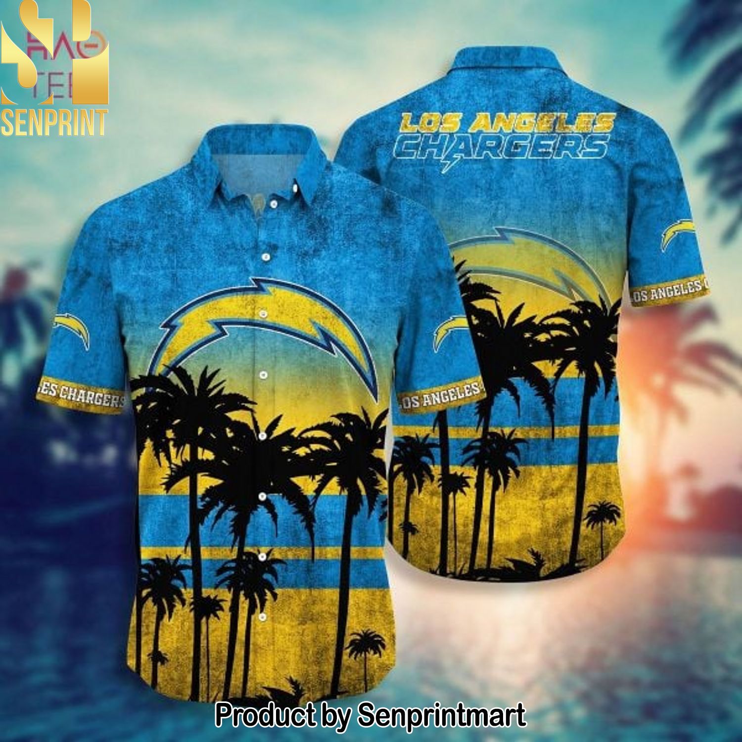 Los Angeles Chargers NFL Unique Hawaiian Shirt and Shorts