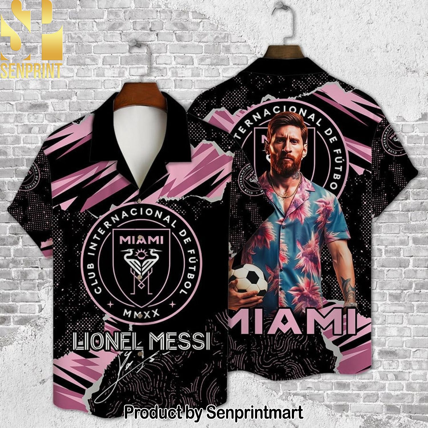 Messi-Inter Miami Hot Outfit Hawaiian Shirt and Shorts