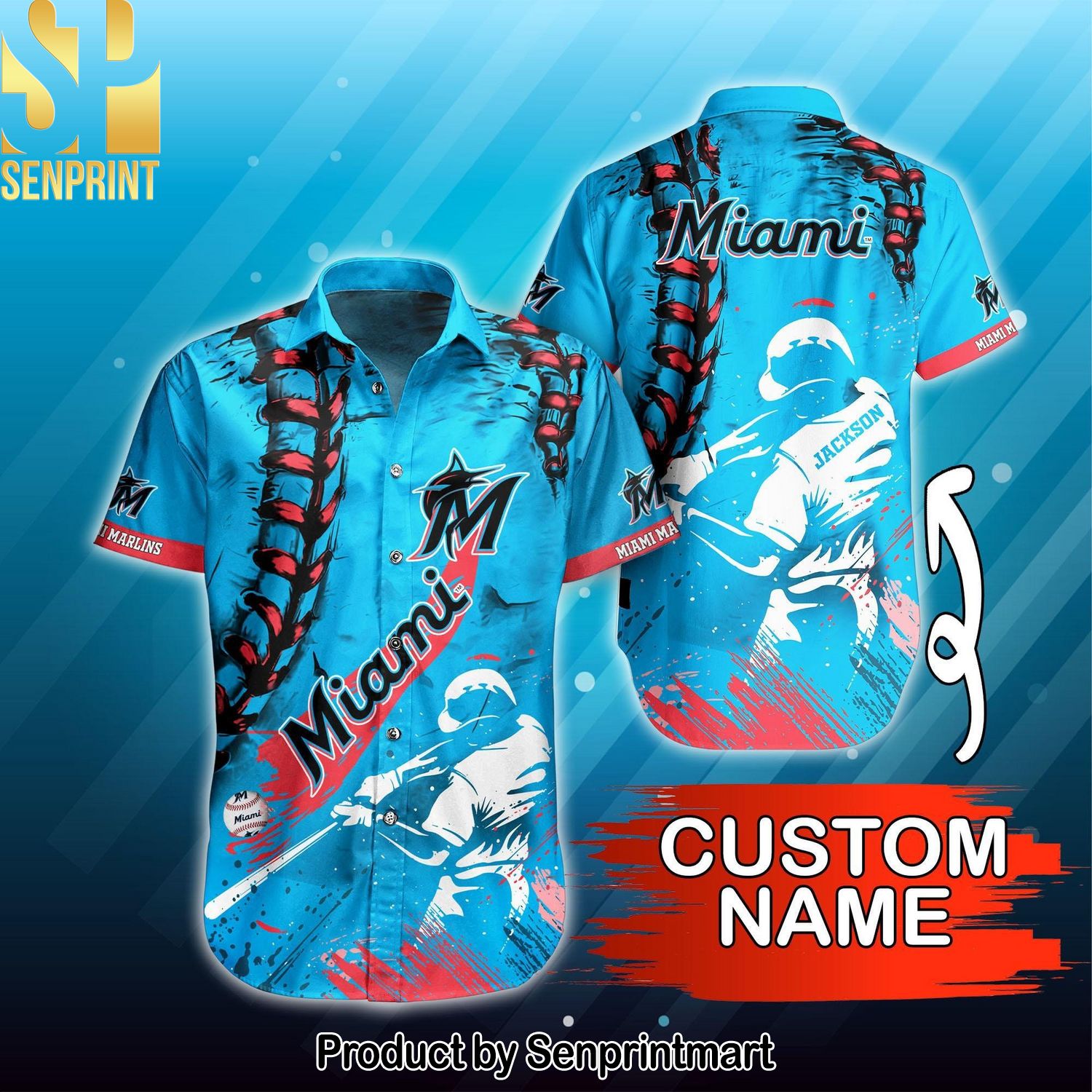 Miami Marlins MLB New Outfit Full Printed Hawaiian Shirt and Shorts