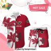 Minnesota-Duluth Bulldogs NCAA Hibiscus Tropical Flower Unique Full Printed Hawaiian Shirt and Shorts