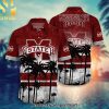 Minnesota-Duluth Bulldogs NCAA Hibiscus Tropical Flower Unique Full Printed Hawaiian Shirt and Shorts