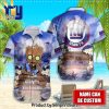 New York Giants NFL Casual Full Print Hawaiian Shirt and Shorts