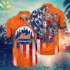 New York Mets MLB Awesome Outfit Hawaiian Shirt and Shorts