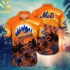 New York Mets MLB Full Printed 3D Hawaiian Shirt and Shorts