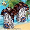 New York Mets MLB Full Printed 3D Hawaiian Shirt and Shorts