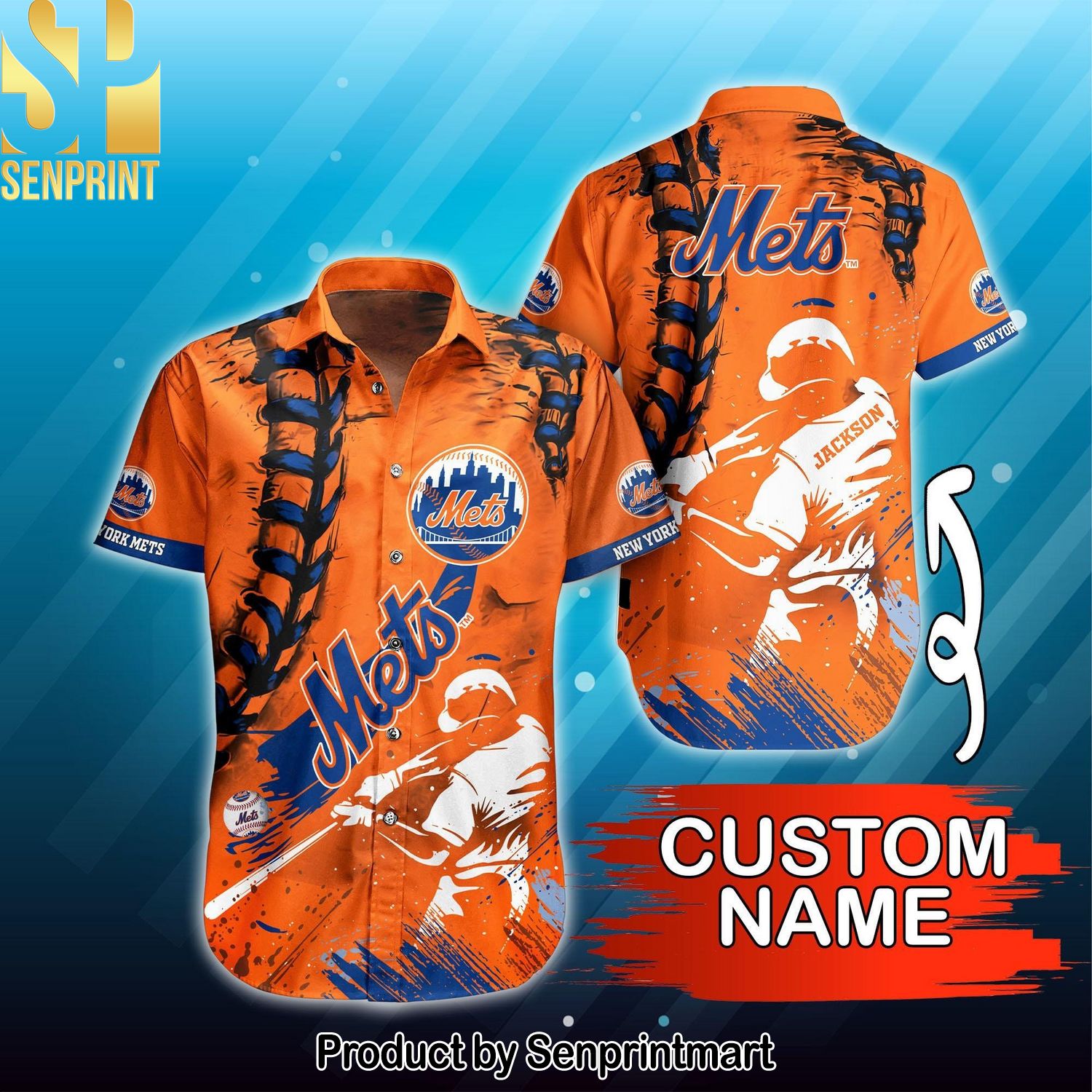New York Mets MLB New Fashion Full Printed Hawaiian Shirt and Shorts