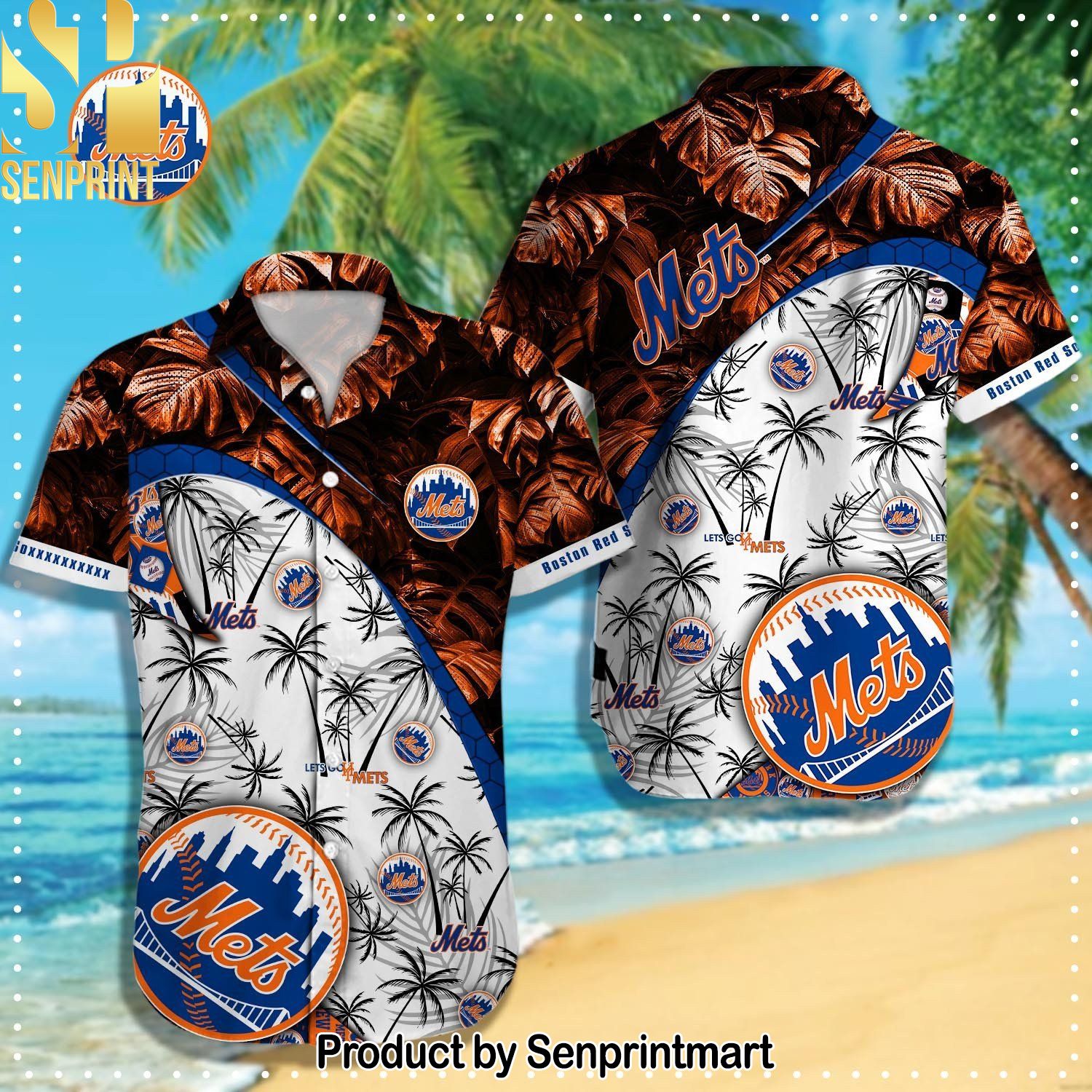 New York Mets MLB Unisex Hawaiian Shirt and Shorts