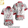 NHL New Jersey Devils Native Pattern Full Print Hawaiian Shirt and Shorts