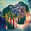 Oakland Athletics MLB For Fan Full Printed Hawaiian Shirt and Shorts