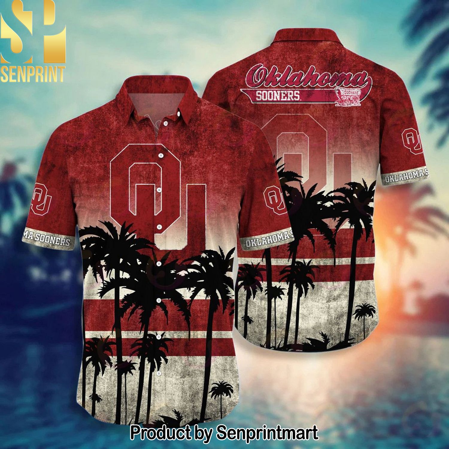 Oklahoma Sooners Full Printing Classic Hawaiian Shirt and Shorts