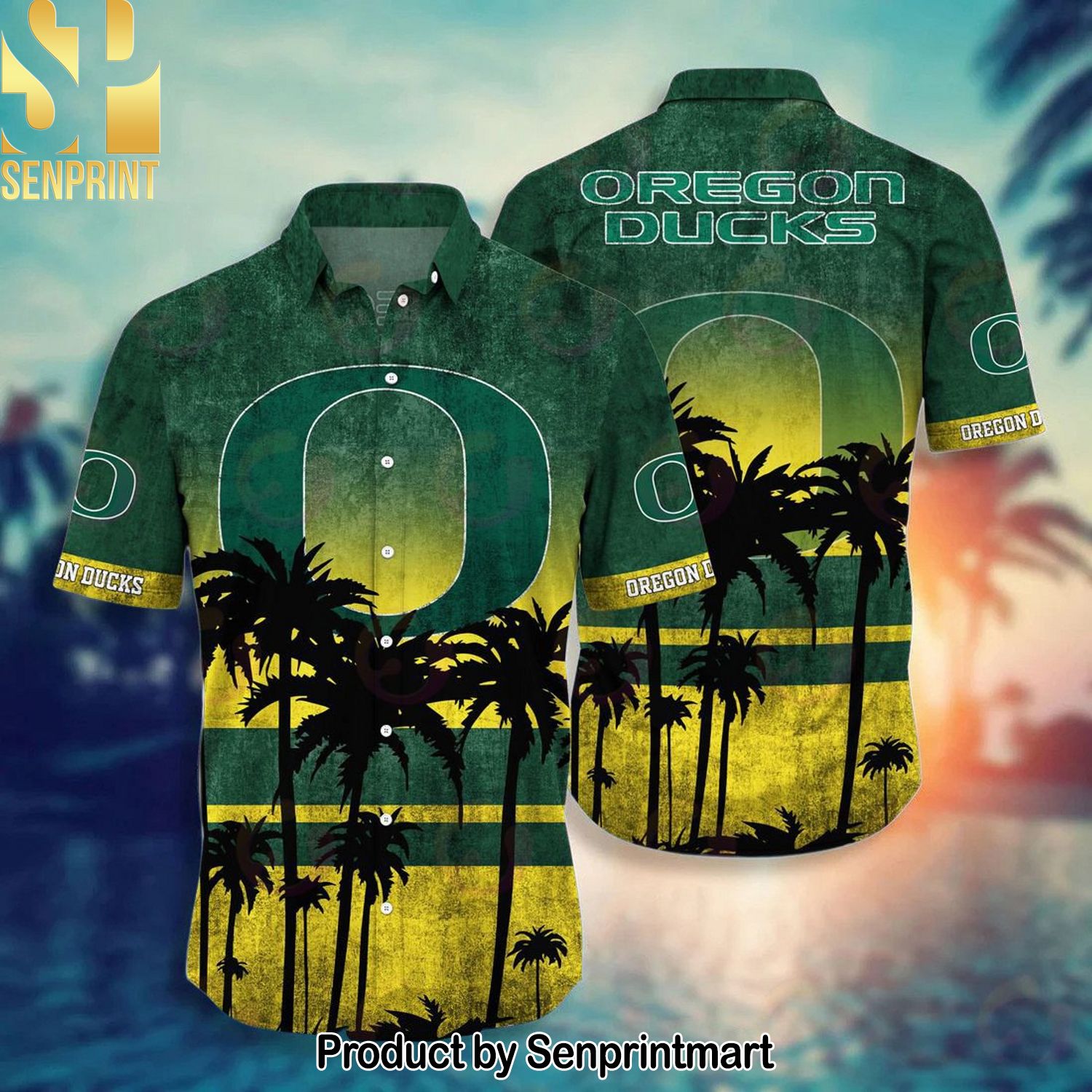 Oregon Ducks New Style Full Print Hawaiian Shirt and Shorts