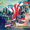 Personalized Name Milwaukee Brewers MLB Flower Pineapple Pattern All Over Printed Hawaiian Shirt and Shorts