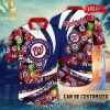 Personalized Name Toronto Blue Jays MLB Flower Pineapple Pattern 3D Hawaiian Shirt and Shorts