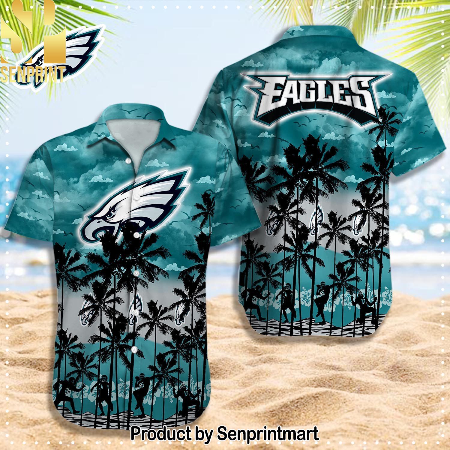 Philadelphia Eagles NFL Best Combo 3D Hawaiian Shirt and Shorts