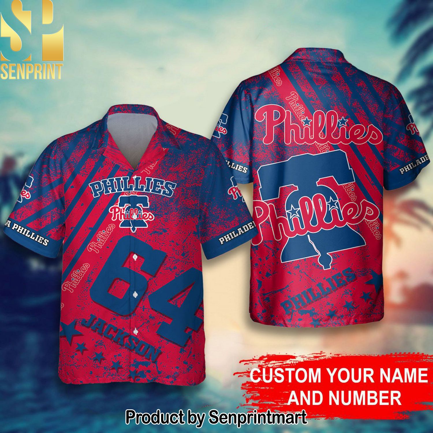 Philadelphia Phillies MLB New Outfit Hawaiian Shirt and Shorts