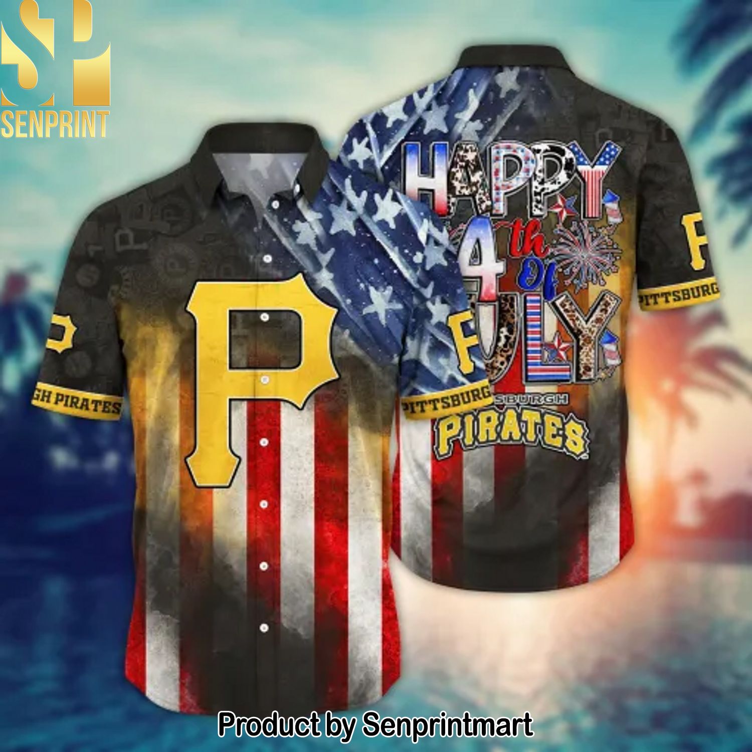 Pittsburgh Pirates MLB Full Printed Classic Hawaiian Shirt and Shorts