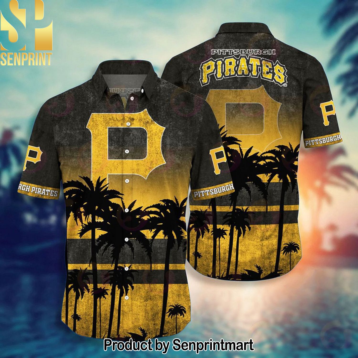 Pittsburgh Pirates MLB New Fashion Full Printed Hawaiian Shirt and Shorts