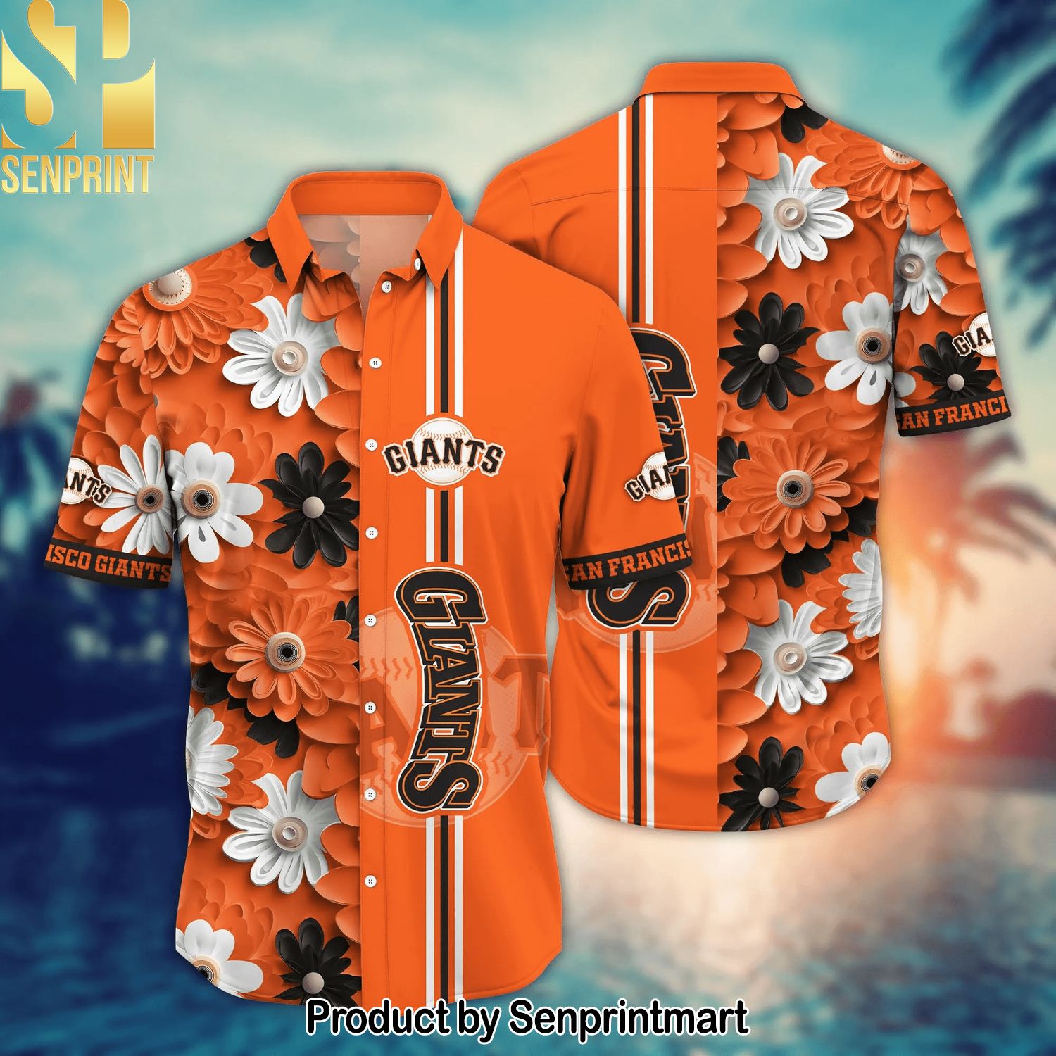 San Francisco Giants MLB Flower Gift Ideas 3D Hawaiian Shirt and Shorts