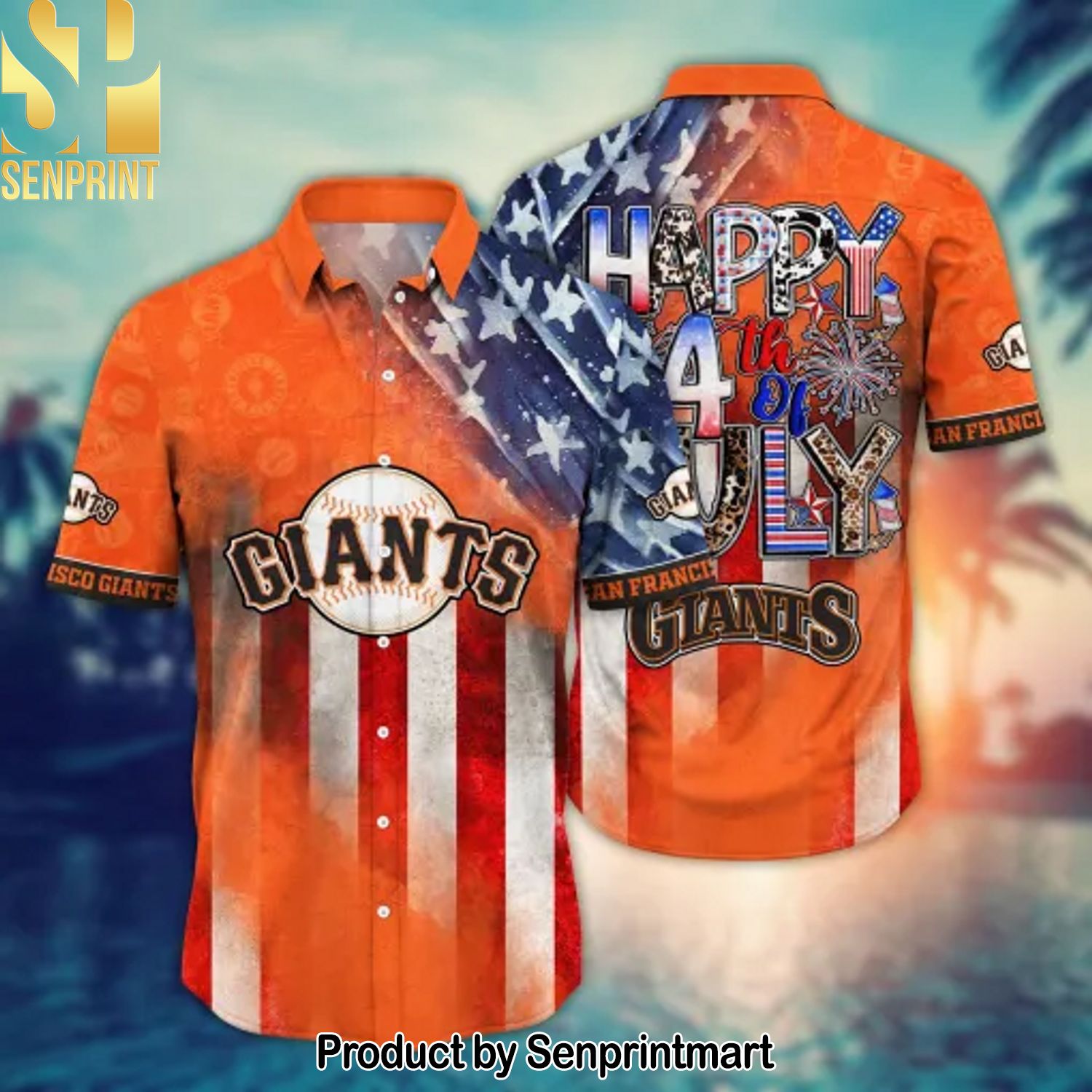 San Francisco Giants MLB Unisex Full Printing Hawaiian Shirt and Shorts