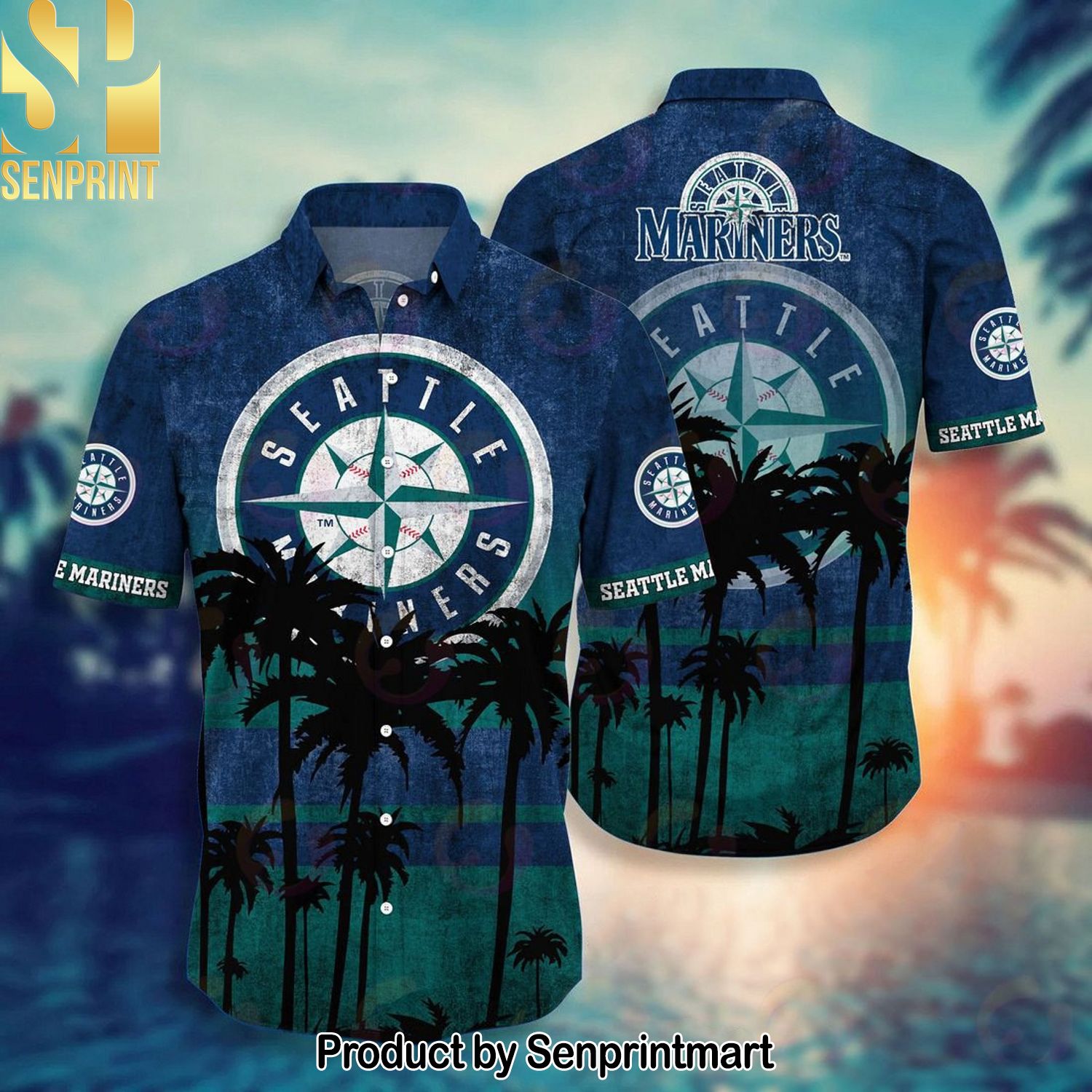 Seattle Mariners MLB Best Combo Full Printing Hawaiian Shirt and Shorts