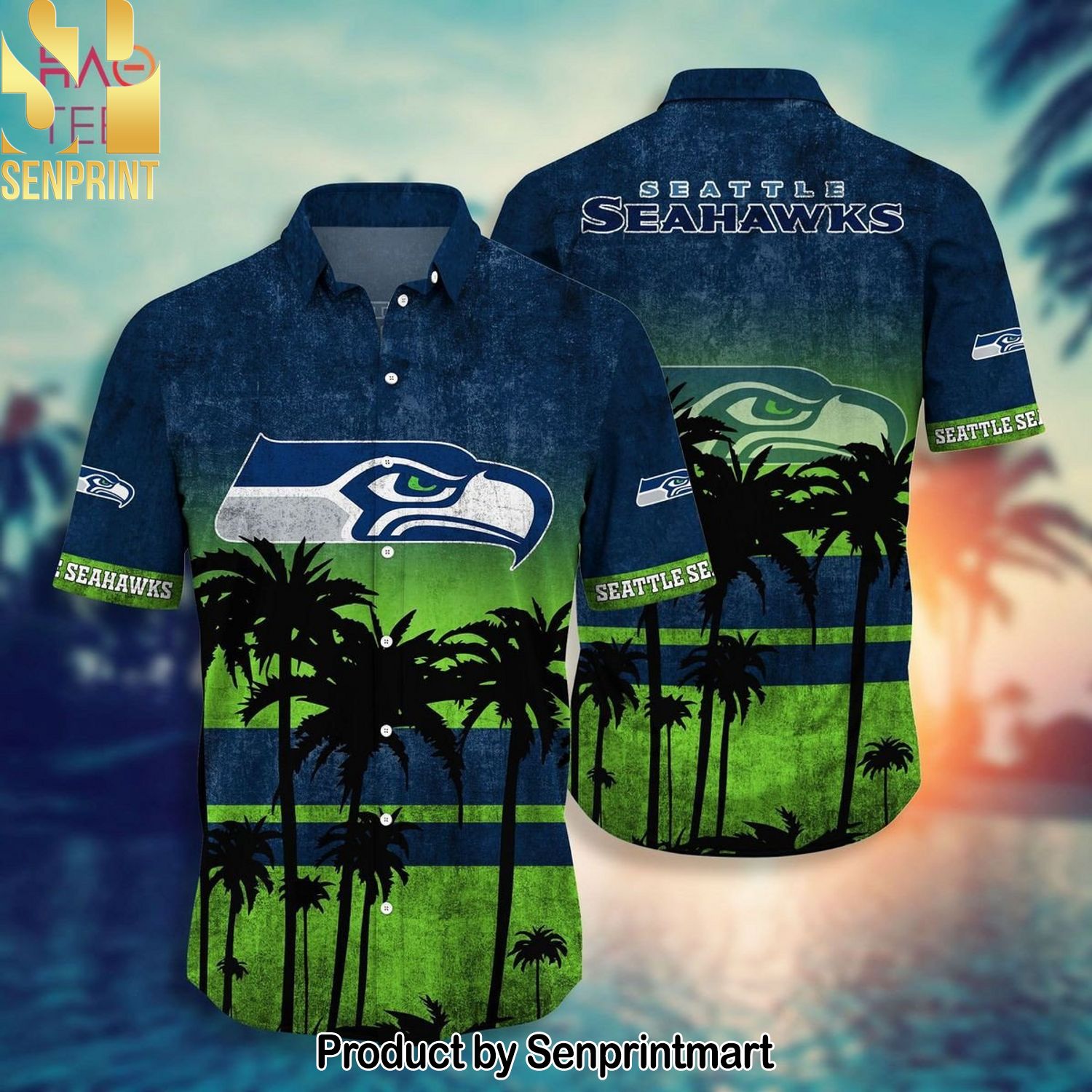 Seattle Seahawks NFL Gift Ideas Hawaiian Shirt and Shorts