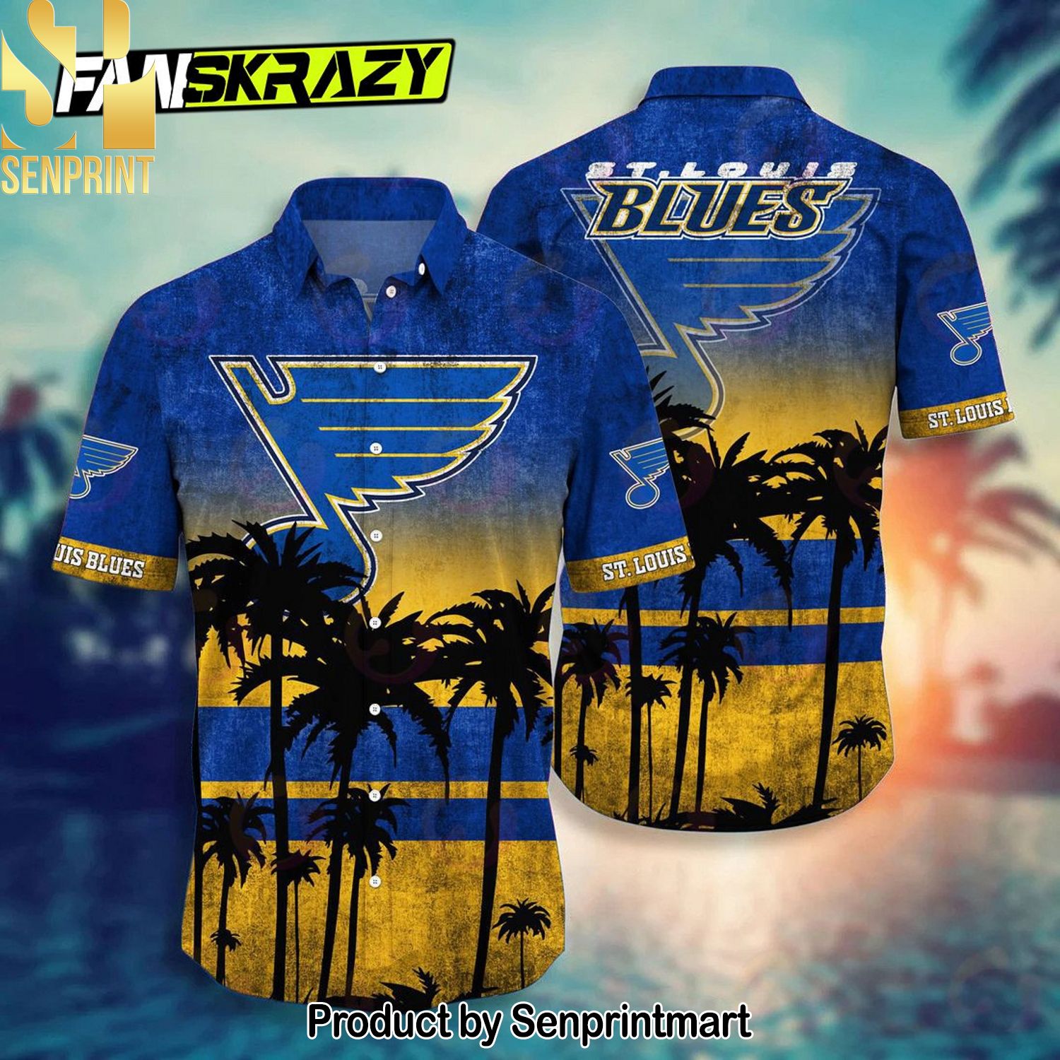 St. Louis Blues NHL For Fans All Over Printed Hawaiian Shirt and Shorts