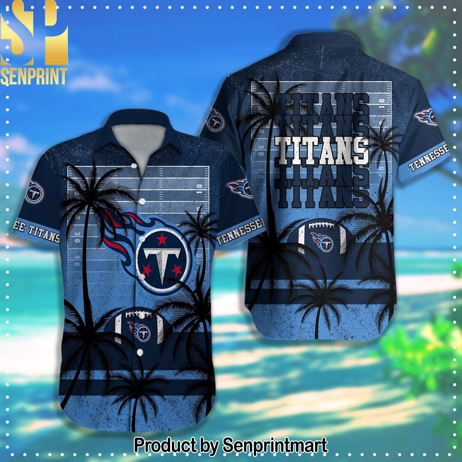 Tennessee Titans NFL All Over Printed 3D Hawaiian Shirt and Shorts