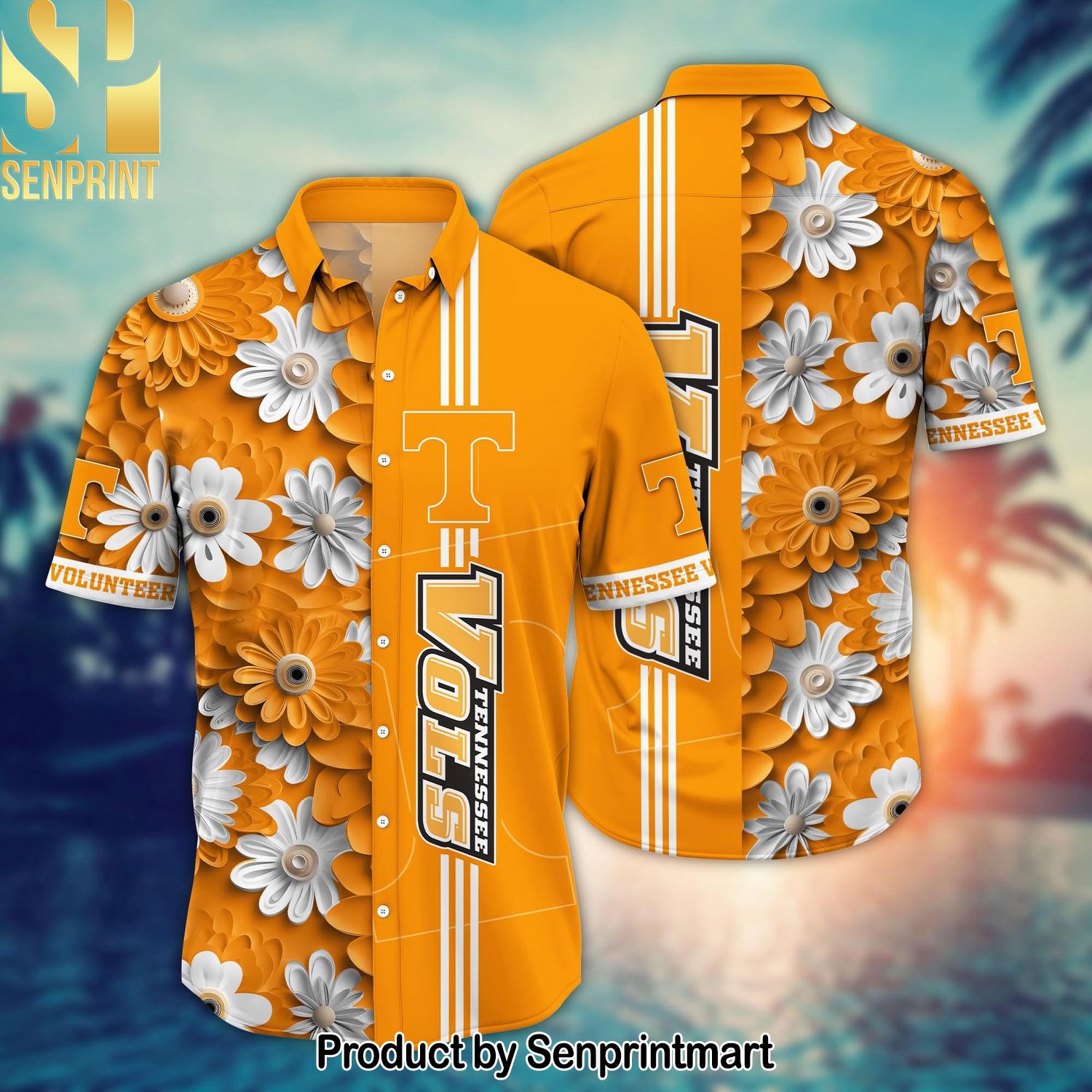 Tennessee Volunteers NCAA Flower Gift Ideas All Over Printed Hawaiian Shirt and Shorts