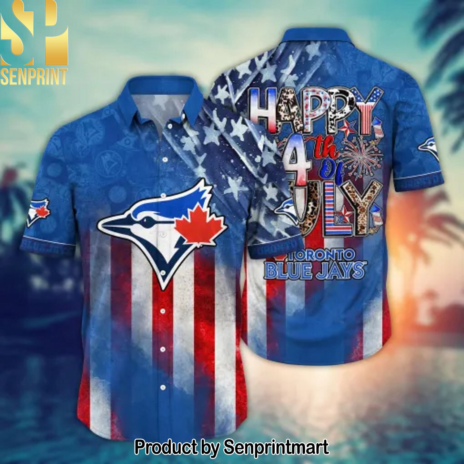 Toronto Blue Jays MLB Full Printing Unisex Hawaiian Shirt and Shorts