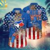 Toronto Blue Jays MLB Pattern 3D Hawaiian Shirt and Shorts