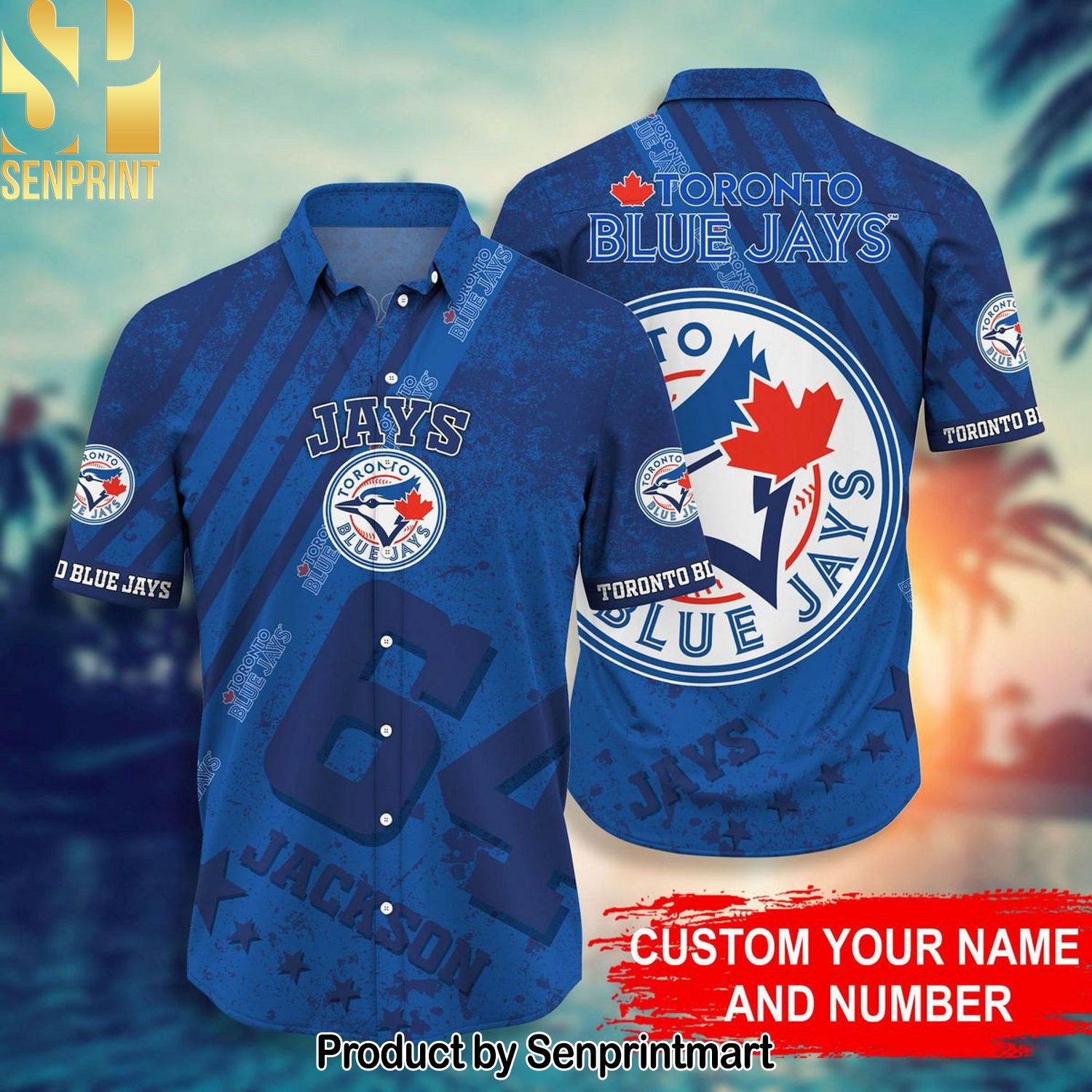 Toronto Blue Jays MLB Pattern 3D Hawaiian Shirt and Shorts
