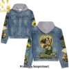 AC DC Rock Band Versatile Hoodie Denim Jacket