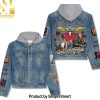 Bon Jovi Rock Band Fashion-Forward Hoodie Denim Jacket