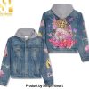 Dolly Parton Light Wash Hoodie Denim Jacket