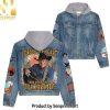 George Strait Workwear-Inspired Hoodie Denim Jacket