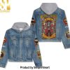 George Strait Workwear-Inspired Hoodie Denim Jacket