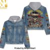 Harry Potter Oversized Hoodie Denim Jacket